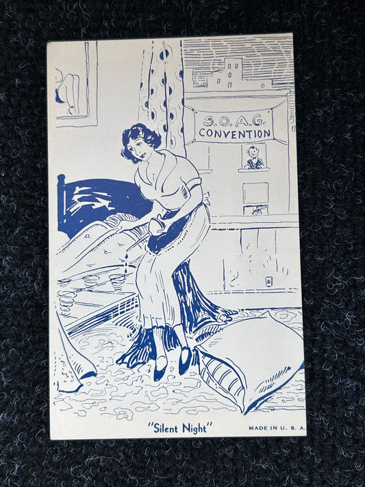 2 Exhibit Comic Co. 1940s Arcade humour postcards