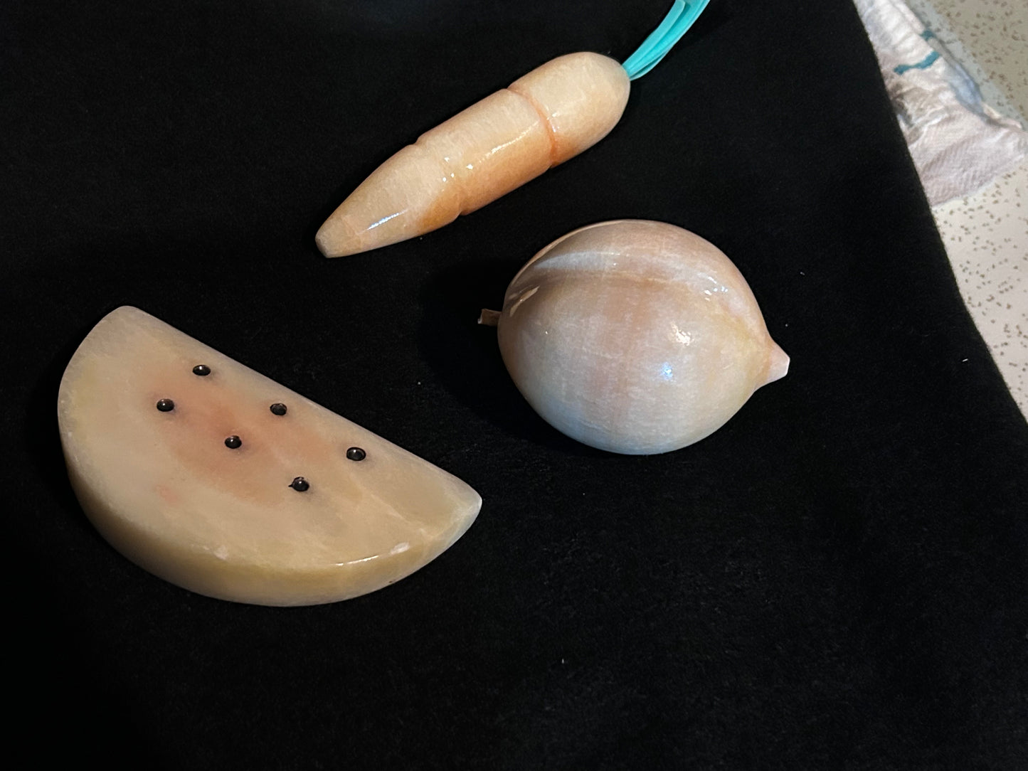 1950s Alabaster fruit set
