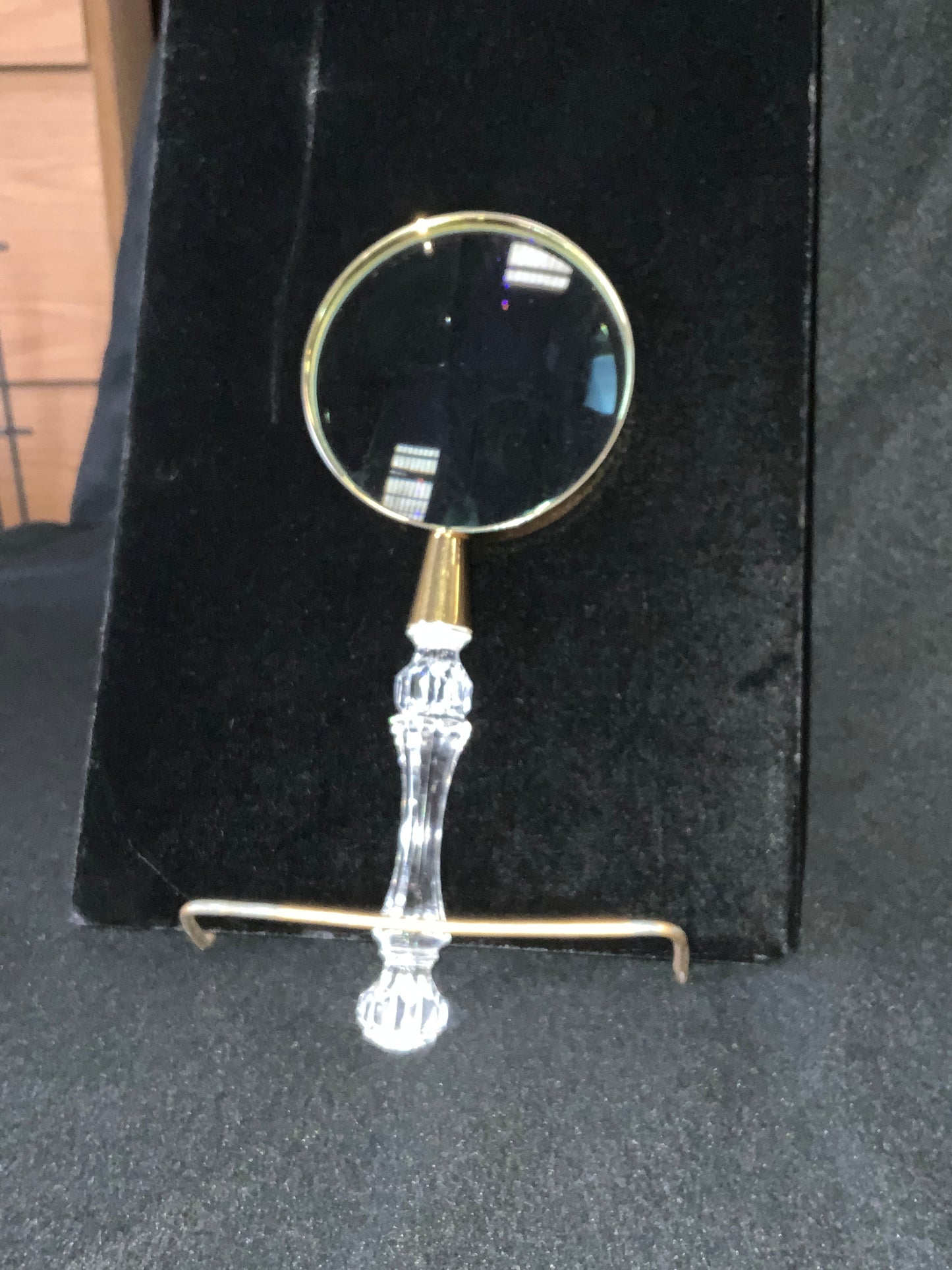 Fostoria leaded Crystal executive magnifying glass