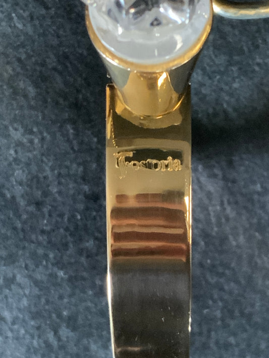 Fostoria leaded Crystal executive magnifying glass