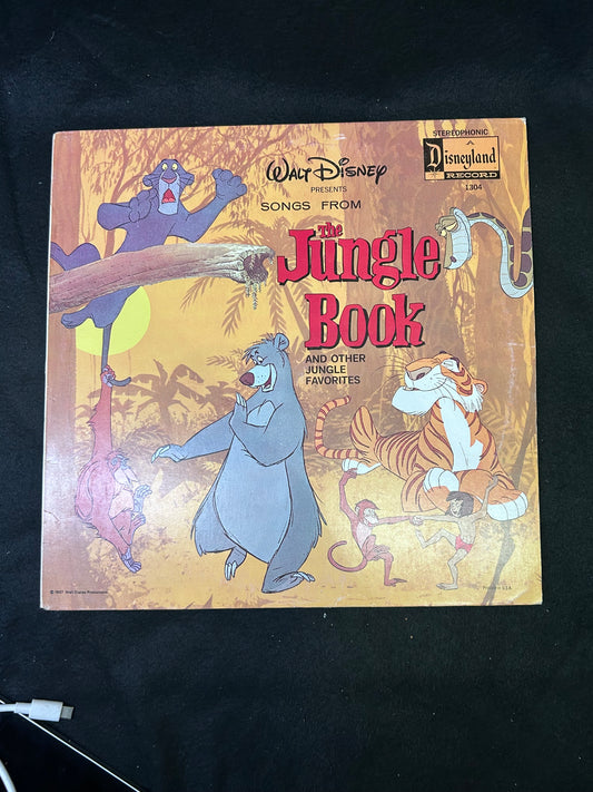 WALT DISNEY - SONGS FROM THE JUNGLE BOOK LP VINYL RECORD 1967