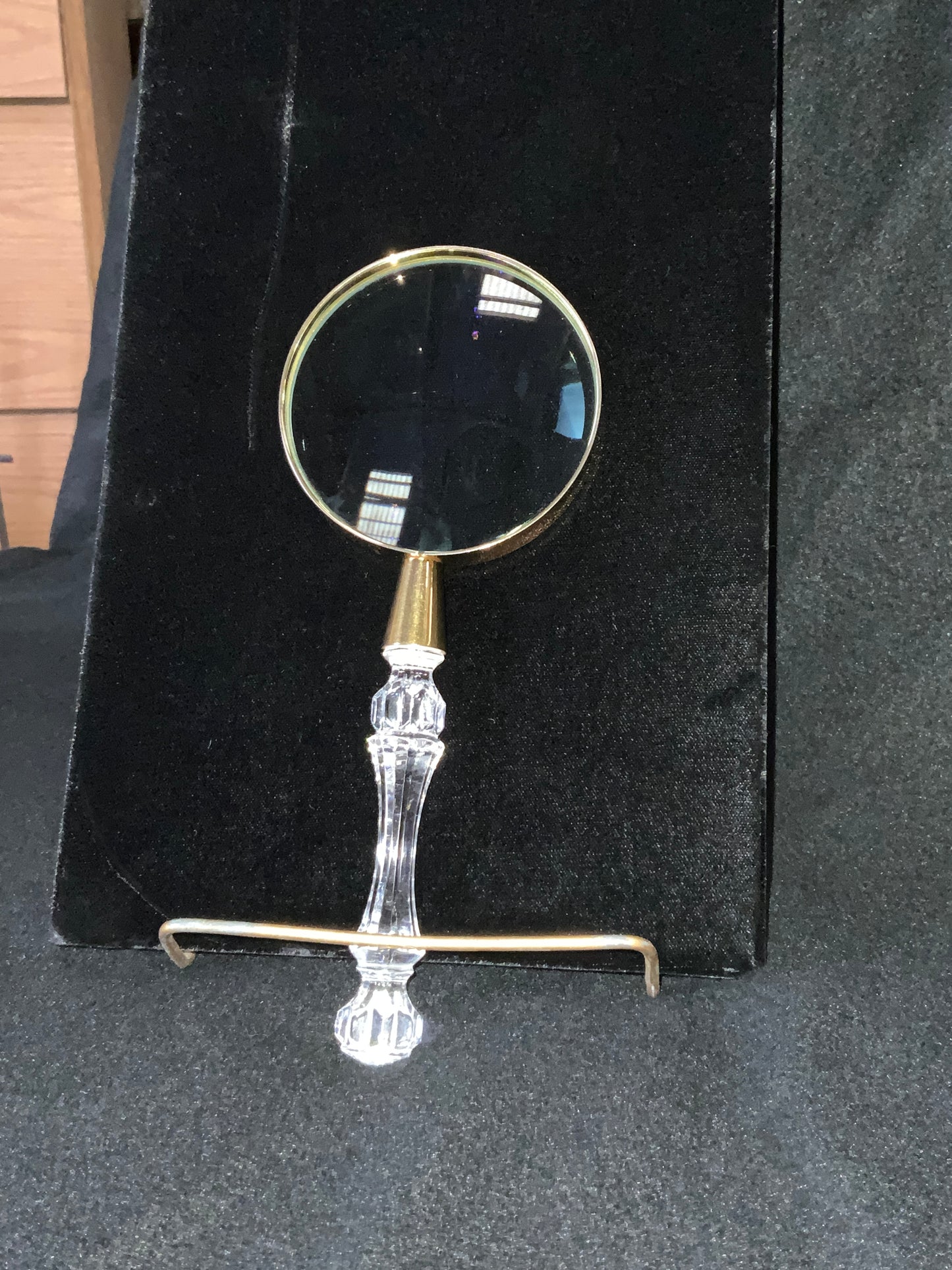 Fostoria leaded Crystal executive magnifying glass