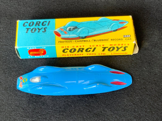 Corgi toys Proteus Campbell bluebird die cast car